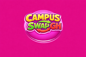 Colorful _Campus Swap GH_ logo
